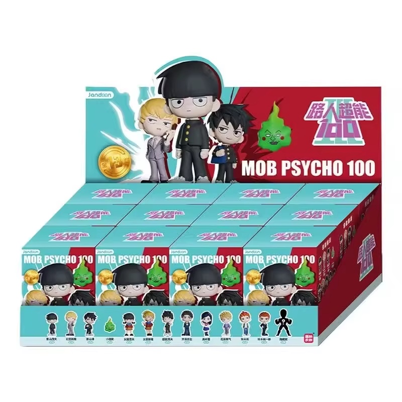 Anime Action Figure Blind Box - مجسمات صغيرة أصلية من سلسلة موب