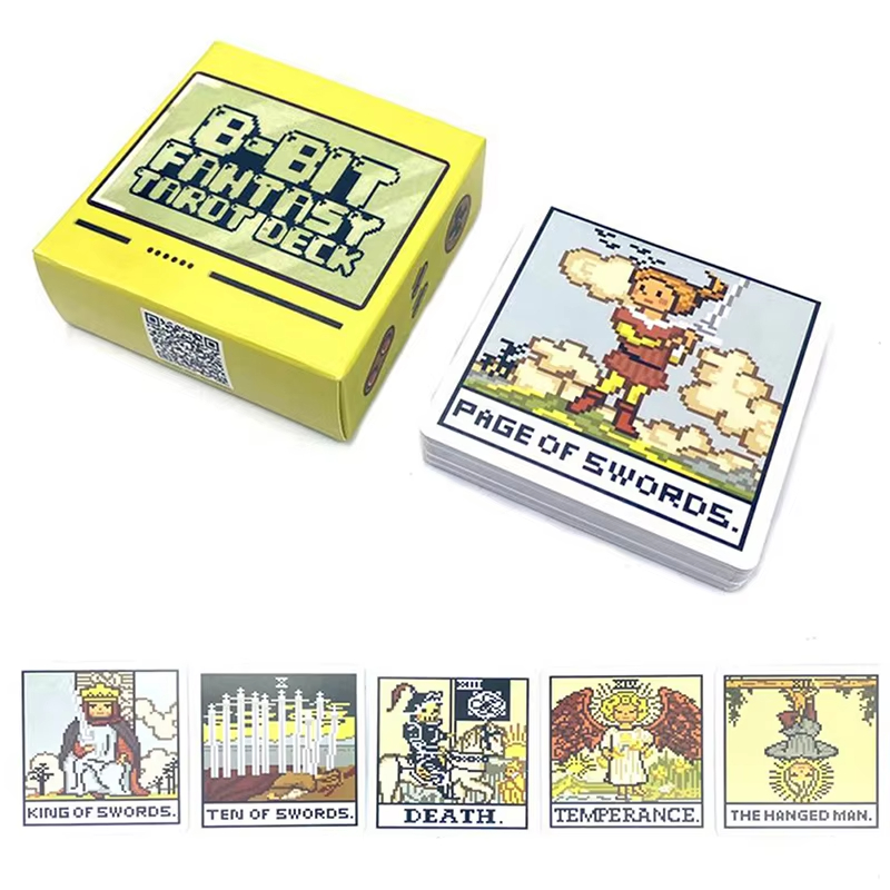 8 بت الخيال التارو سطح السفينة - مراجعة Tarot Cards Deck With Guidebook وسعره