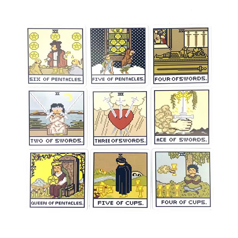 8 بت الخيال التارو سطح السفينة - مراجعة Tarot Cards Deck With Guidebook وسعره