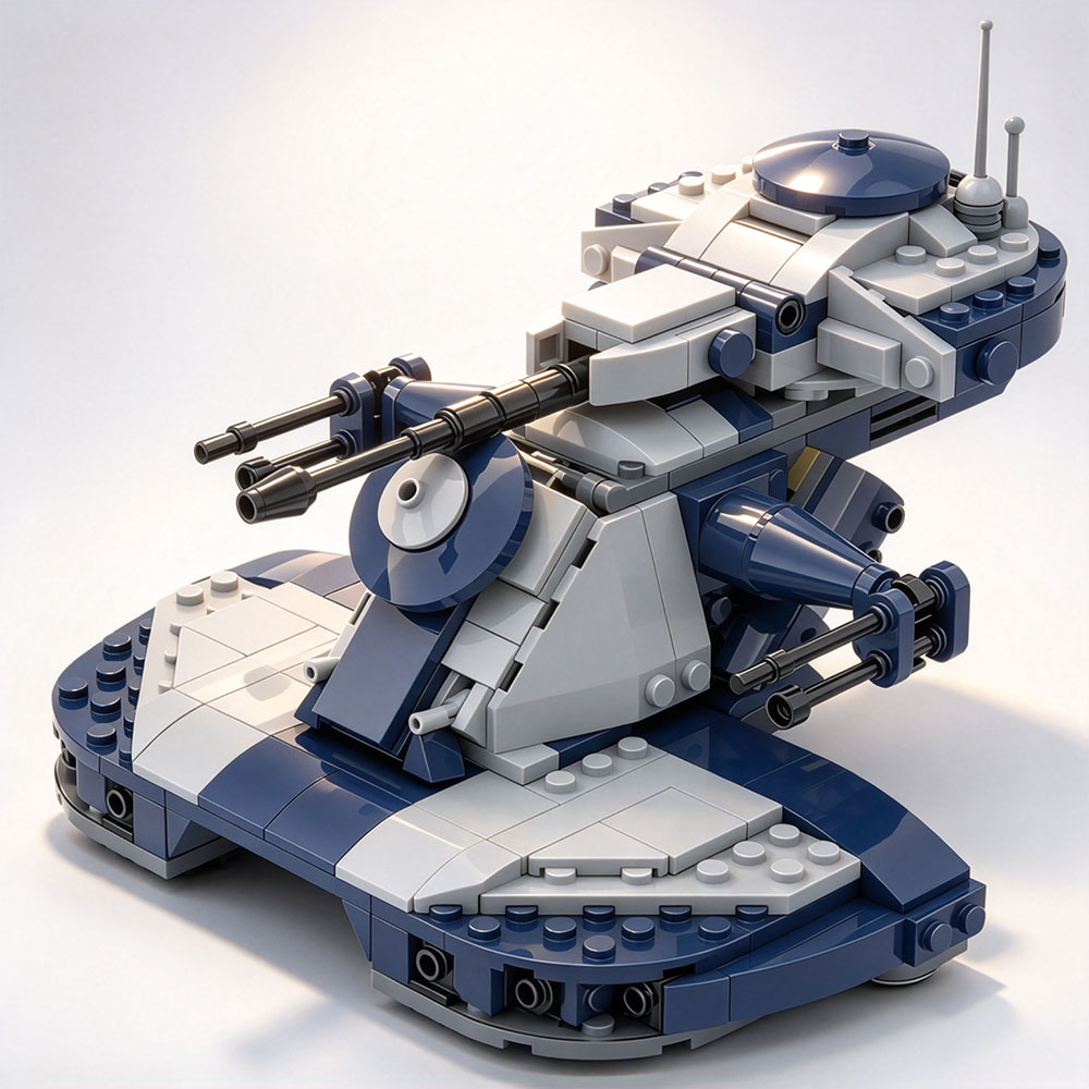 مجموعة مكعبات بناء دبابة هجومي - مراجعة Lego Compatible Military Tank وسعره