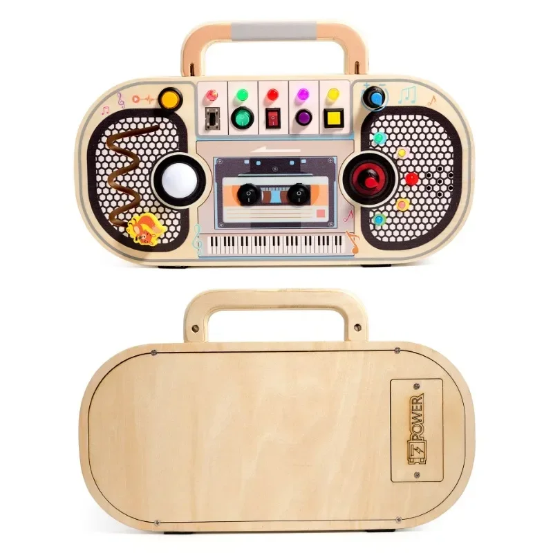 ألعاب مونتيسوري للأطفال الصغار - مراجعة Montessori Wooden Busy Board Toddler وسعره