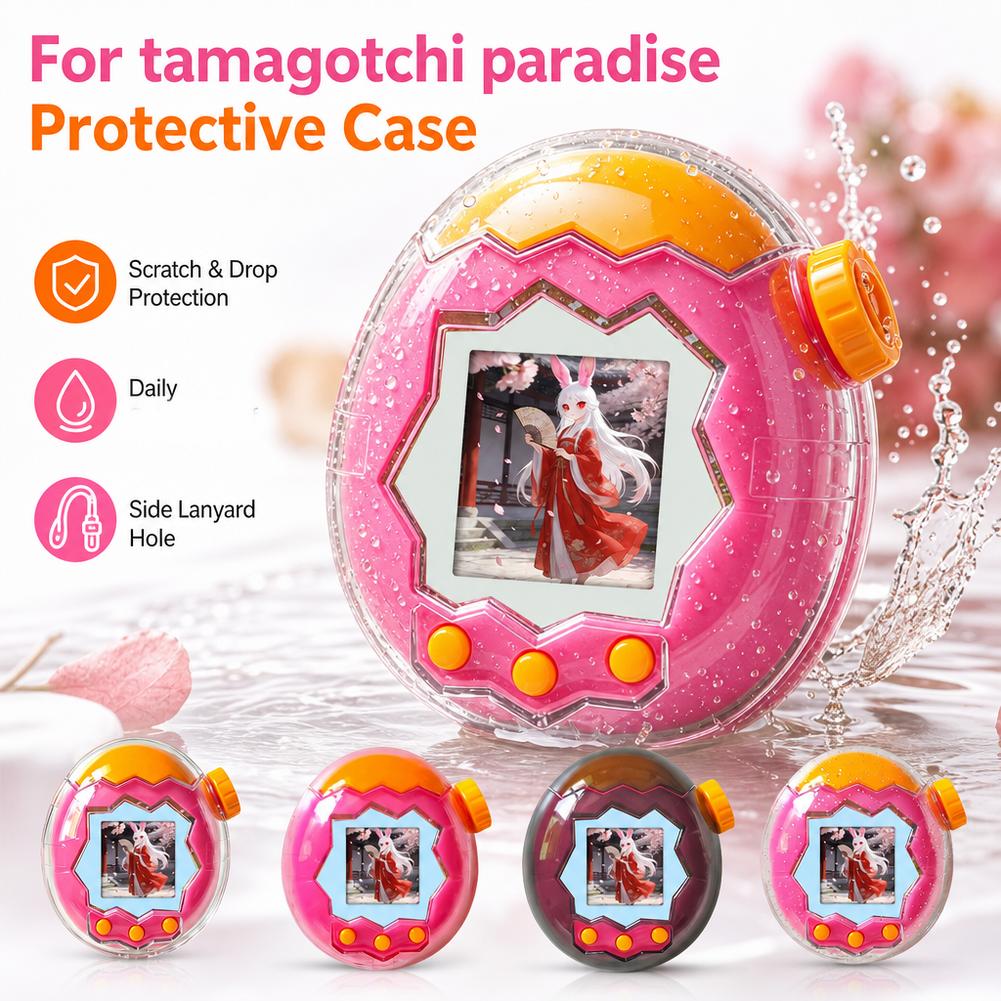 غطاء حماية شفاف من البولي كربو - مراجعة Tamagotchi Electronic Pet Virtual وسعره