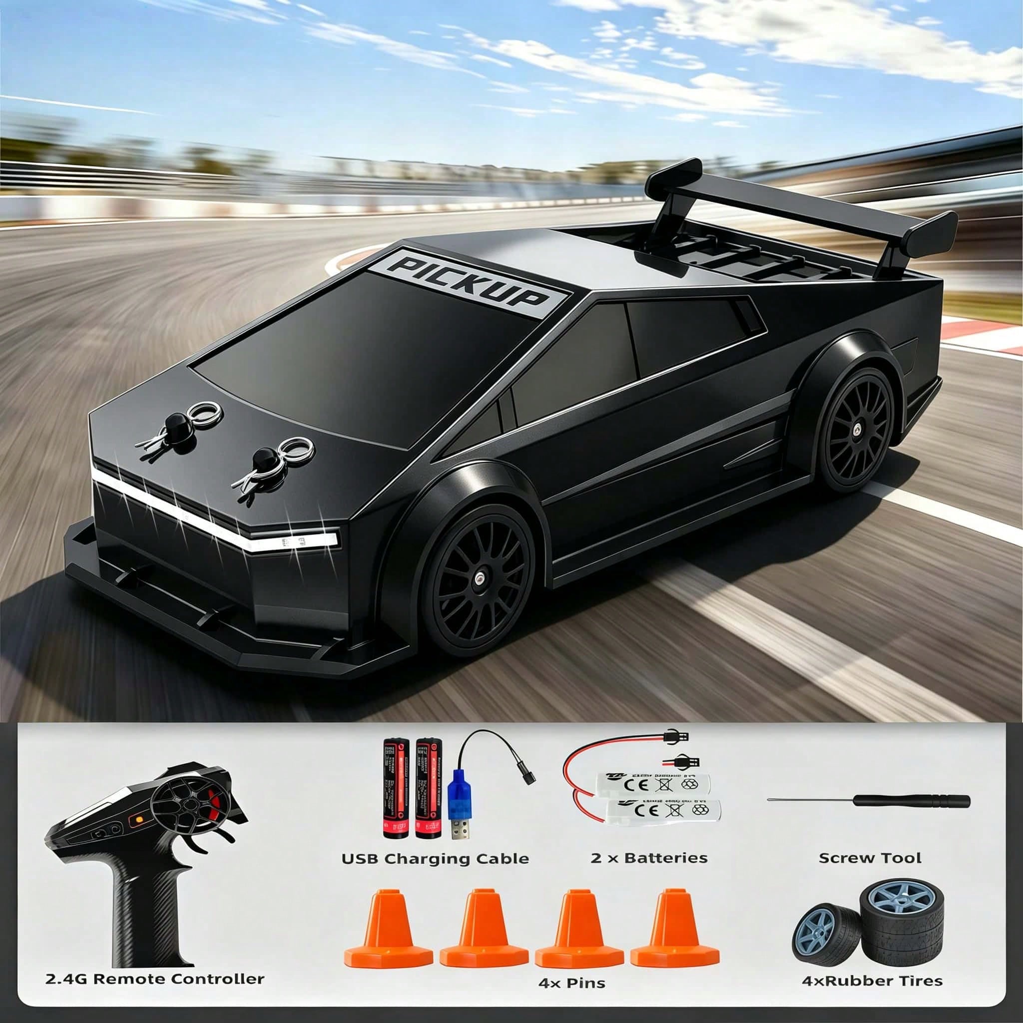 سيارة دريفت تعمل بالتحكم عن بع - مراجعة Rc Drift Car 1 24 Scale 4Wd وسعره